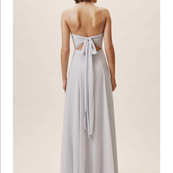 Jenny Yoo Kiara Whisper Blue bridesmaid dress - Picture 3 of 9